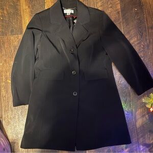 Preston & York Black Blazer Coat